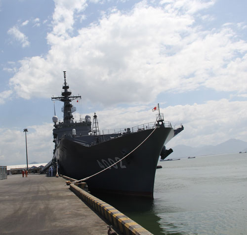 Tàu Hải quân Nhật và Hoa Kỳ cập cảng Tiên Sa - 1