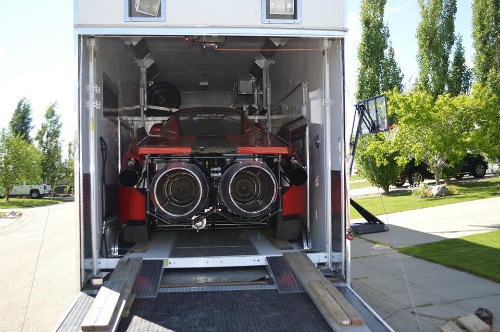 Độc dị xe Ferrari Enzo độ động cơ máy bay khủng - 8