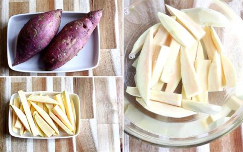 Tự làm khoai lang, khoai tây lắc phô mai tại nhà - 1