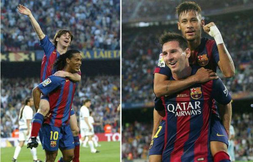 Với Ronaldinho, Messi vẫn là cầu thủ xuất sắc nhất - 1