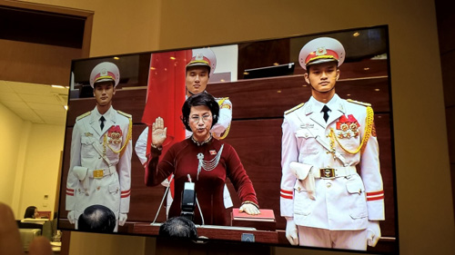 Chủ tịch Quốc hội Nguyễn Thị Kim Ngân tuyên thệ nhậm chức - 1