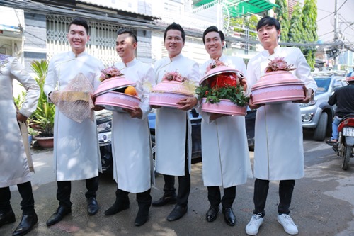 Diễn viên Ngọc Lan xúc động bật khóc trong lễ ăn hỏi - 10