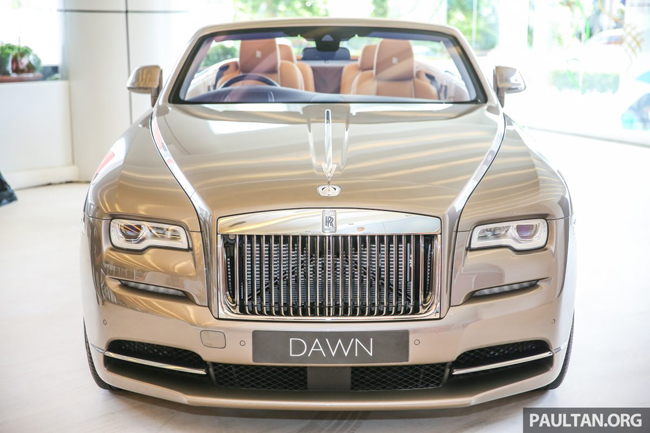 Sau thị trường Thái Lan, đến lượt Malaysia trở thành bến đỗ tiếp theo tại Đông của chiếc Rolls-Royce Dawn với giá 1 triệu USD (tương đương 22 tỷ đồng).