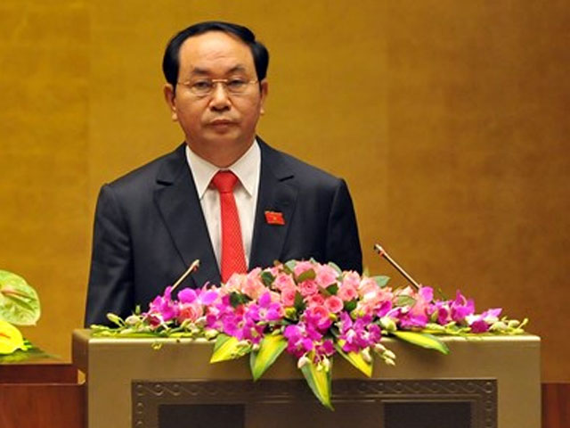 Ông Trần Đại Quang được giới thiệu làm Chủ tịch nước - 1
