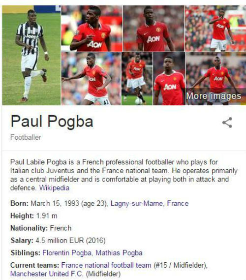 Pogba "chính thức" về MU... trên Wiki - 1