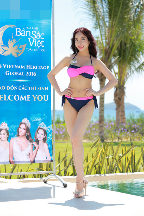 Dàn thí sinh hoa hậu Mỹ gốc Việt nóng bỏng với bikini - 14
