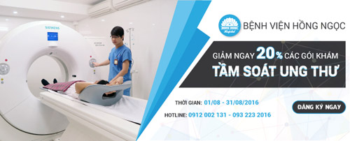Ưu đãi 20% các gói tầm soát ung thư tại Bệnh viện Hồng Ngọc - 1