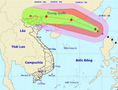 Thủ tướng ra công điện ứng phó với cơn bão số 2 - 2