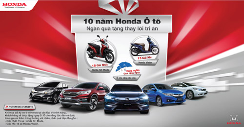 Honda kỷ niệm 10 năm ra mắt chiếc xe ôtô đầu tiên - 1