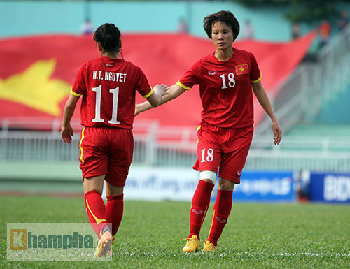 Nữ Myanmar - Nữ Việt Nam: Kịch tính vào chung kết - 1