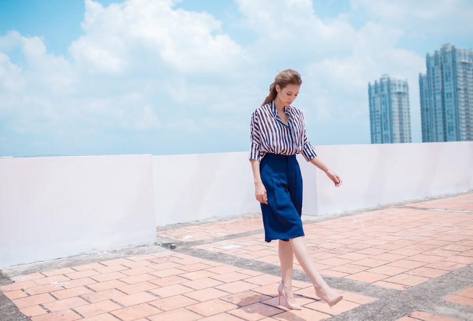 Khéo mặc giấu nhẹm &#34;đùi đá tảng&#34; như thí sinh The Face - 3