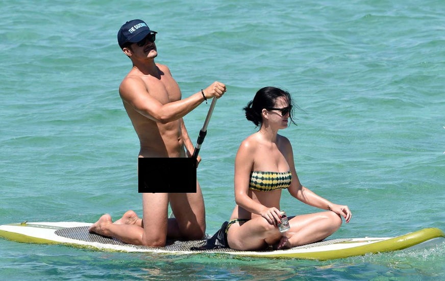 Orlando không mảnh vải che thân bên bạn gái Katy Perry - 1