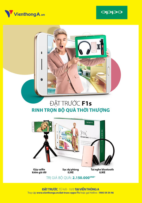 Đặt “gạch” F1s, hưởng trọn bộ quà “khủng” cùng Viễn Thông A - 2