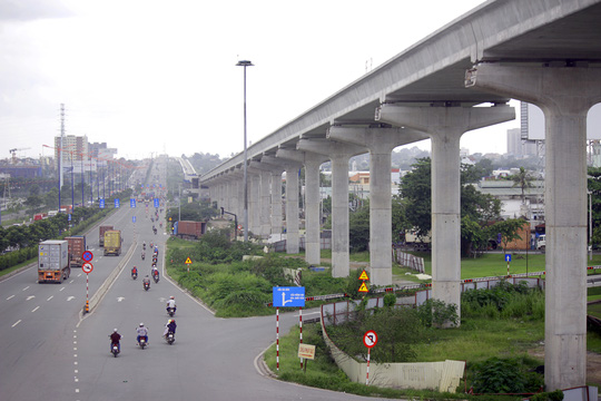 Tuyến metro Sài Gòn đầu tiên đang thành hình - 1