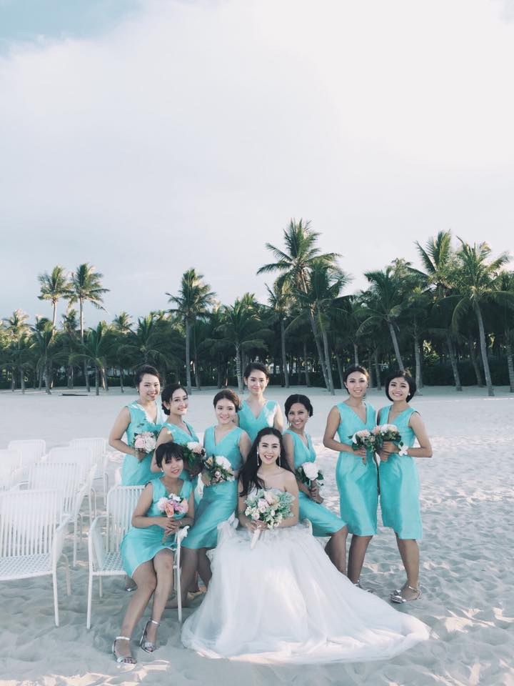 MC Mai Ngọc rạng rỡ chụp ảnh cưới trên biển - 1