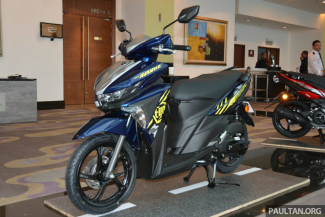 Các nguồn tin cho biết, Yamaha Ego Avantiz 2016 mới ra mắt tại Malaysia vào nửa cuối tháng trước với giá bán 5.700 RM (~ 32 triệu đồng). Dịp ra mắt xe ga mới này được tổ chức gắn liền với sự kiện Triển lãm Mô-tô thế giới của Yamaha ở quảng trường Kuala Lumpur.