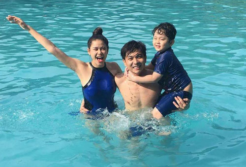 Vợ chồng Trương Quỳnh Anh ngày càng mặn nồng sau sóng gió - 2