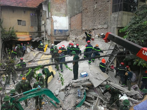 Vụ sập nhà 4 tầng ở Hà Nội: Khởi tố vụ án - 1