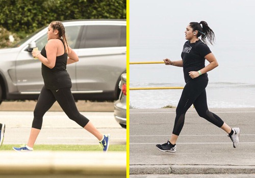 Nàng béo giảm thành công 15kg sau vài tháng chạy bộ - 1