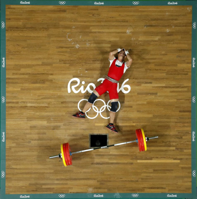 Thạch Kim Tuấn của Việt Nam như lọt vào khung ảnh tại Olympic Rio 2016.
