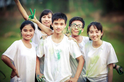 Ảnh kỷ yếu của lớp có 100% học sinh đỗ ĐH ở Nghệ An - 10