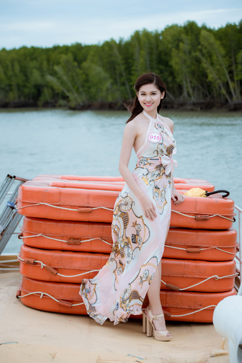 Thí sinh Hoa hậu Việt Nam đẹp hút hồn với áo bà ba - 9