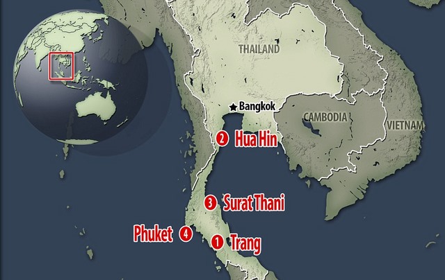Thái Lan hứng chịu 11 vụ đánh bom liên tiếp trong 24 giờ - 1
