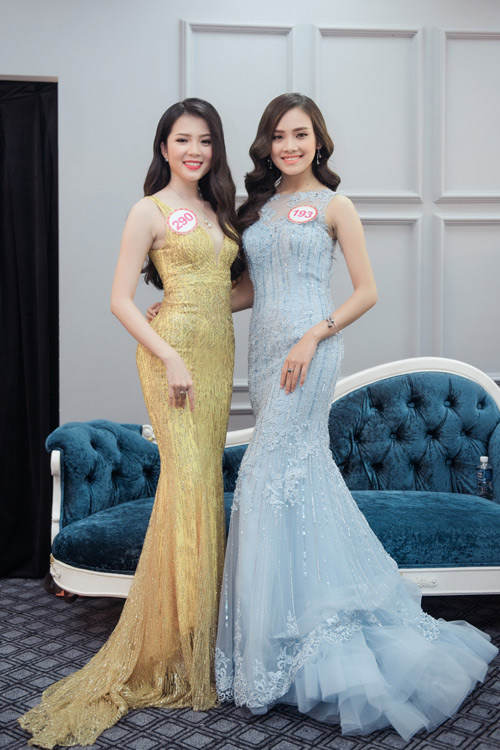 Hoa hậu VN: Thí sinh gợi cảm với đầm ôm sát, xẻ tà - 3