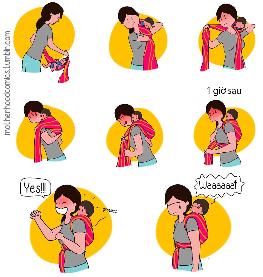 13 bức họa đáng suy ngẫm về bà mẹ bỉm sữa - 13
