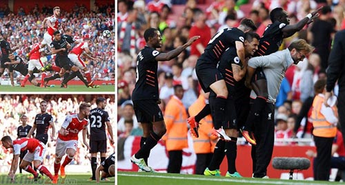 Hạ Arsenal 4-3, Liverpool bị dự đoán sẽ xuống hạng - 1