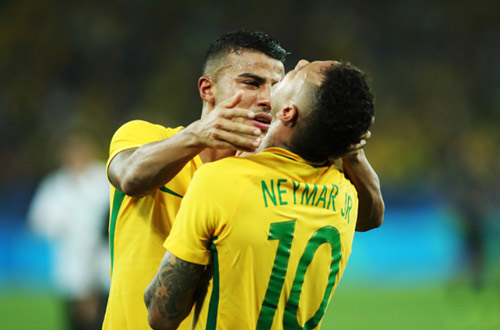 Giành HCV Olympic, Neymar khóc như đứa trẻ - 1