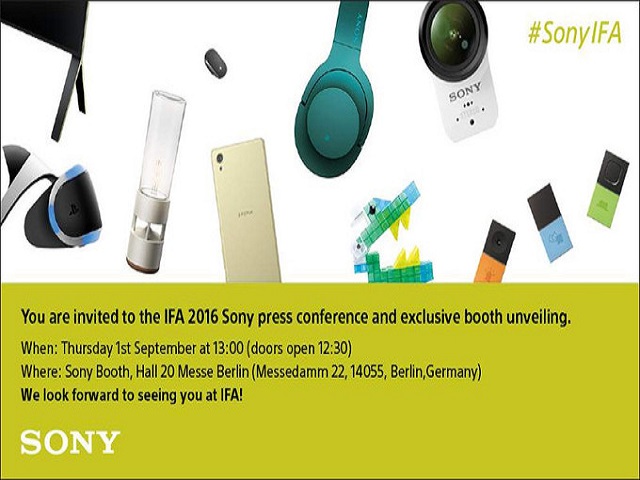 Sony hứa hẹn &#34;bùng nổ sản phẩm&#34; tại IFA 2016 - 1