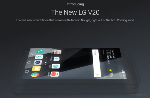 Xác nhận LG V20 chạy Android 7.0 Nougat khi ra mắt - 1