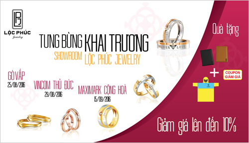 Lộc Phúc Jewelry khuyến mãi lớn mừng chuỗi showroom mới - 1