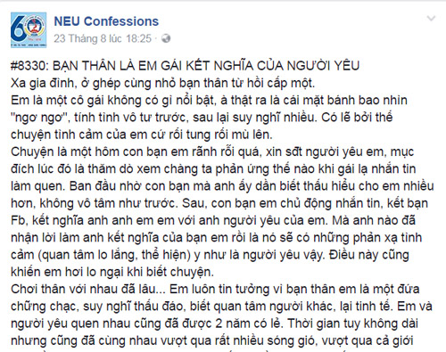 Đắng lòng vì nhờ bạn thân &#34;thử&#34; người yêu - 2