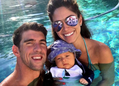 Mỹ mãn Michael Phelps: Vợ đẹp, con khôn và nhà 50 tỷ - 3