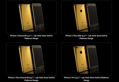Công ty chuyên mạ vàng điện thoại lộ cấu hình iPhone 7 - 1