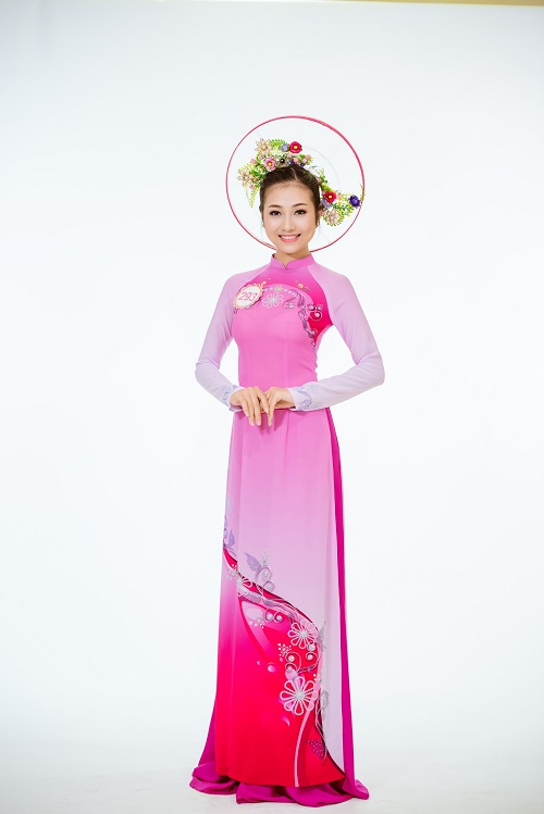Ảnh áo dài chung kết nóng hổi của top 30 Hoa hậu VN - 1