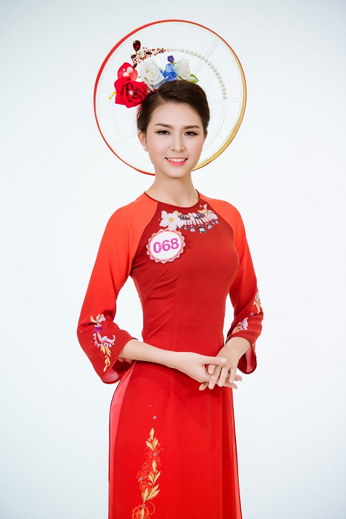 Ảnh áo dài chung kết nóng hổi của top 30 Hoa hậu VN - 10