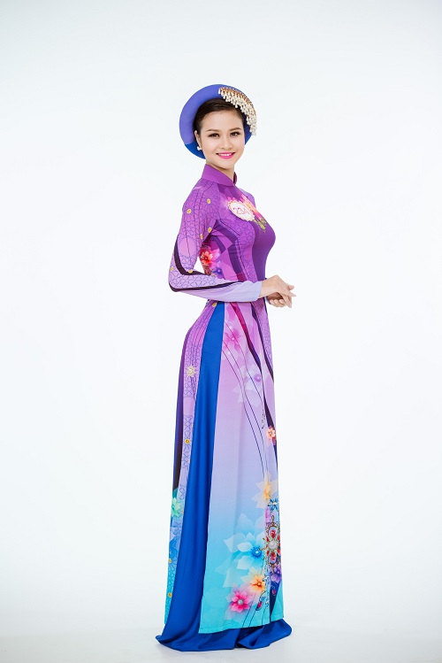 Ảnh áo dài chung kết nóng hổi của top 30 Hoa hậu VN - 7