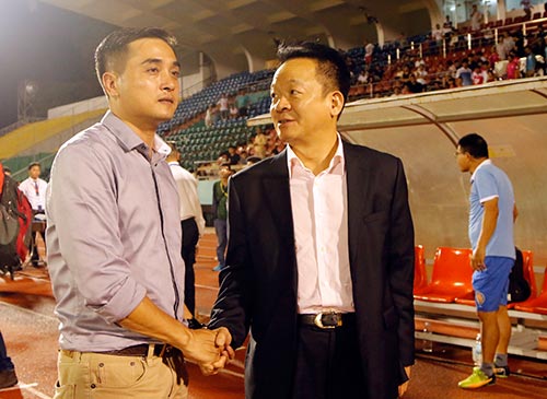 Bầu Hiển cười tươi, khen cả Hà Nội T&T lẫn Sài Gòn FC - 8
