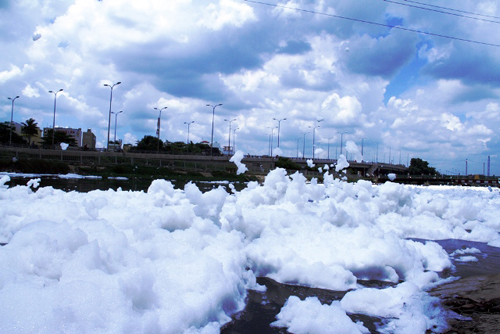 “Tuyết” xuất hiện trên kênh giữa Sài Gòn - 1