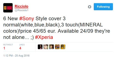 Sony Xperia XR và Xperia X Compact ra mắt ngày 24 tháng 9 - 1