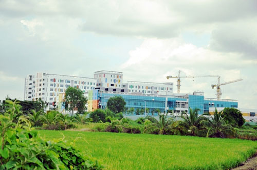 Kỳ lạ: Bệnh viện xây gần xong nhưng chưa có đường - 2