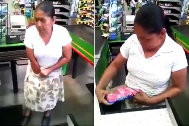 &#34;Bà ngoại&#34; Mexico trộm đồ siêu thị, nhét vào quần lót - 1