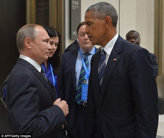 Obama “mặt lạnh như tiền” gặp Putin lần cuối nhiệm kỳ - 1