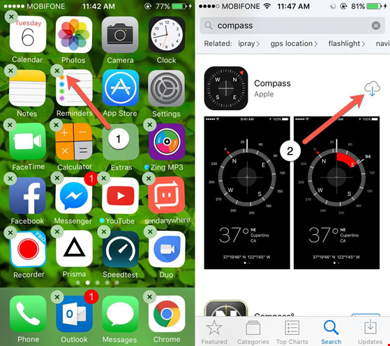 Cách xóa các ứng dụng gốc khỏi màn hình iPhone - 1