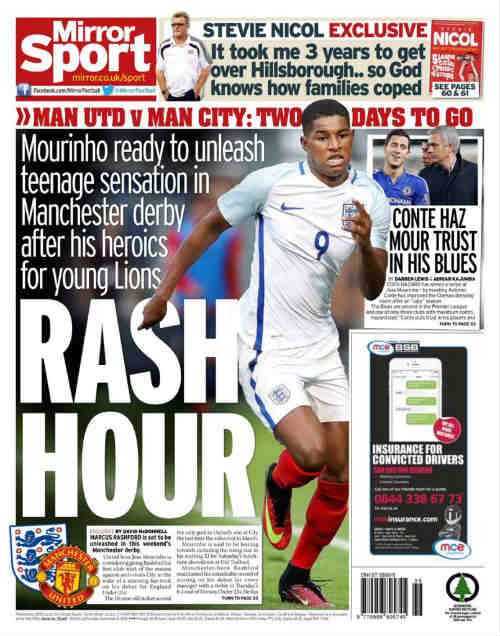 MU: Rashford đá chính derby, Mata hay Rooney hy sinh? - 1