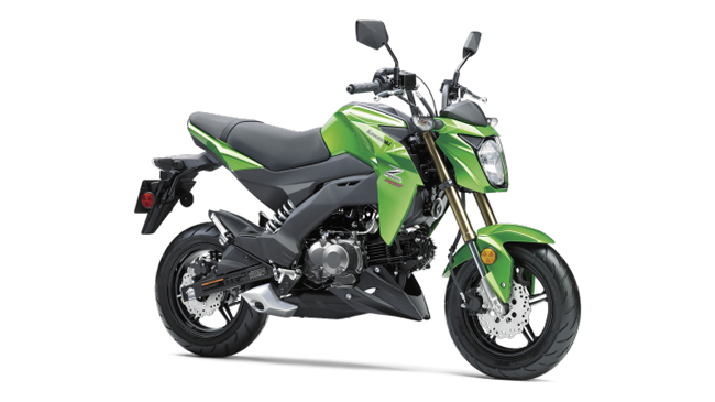 Kawasaki Z125 Pro động cơ 125cc với giá bán hơn 90 triệu đồng tại Việt Nam.
