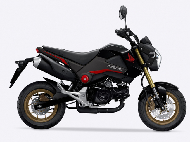 Honda MSX125 sở hữu động cơ 125cc với giá bán khoảng trên 60 triệu đồng.
